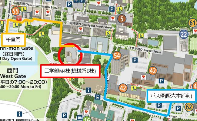 研究室の場所